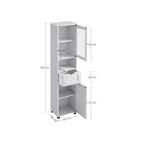 Bathroom cabinet - Storage cupboard - Kitchen cupboard - Living room cabinet - White