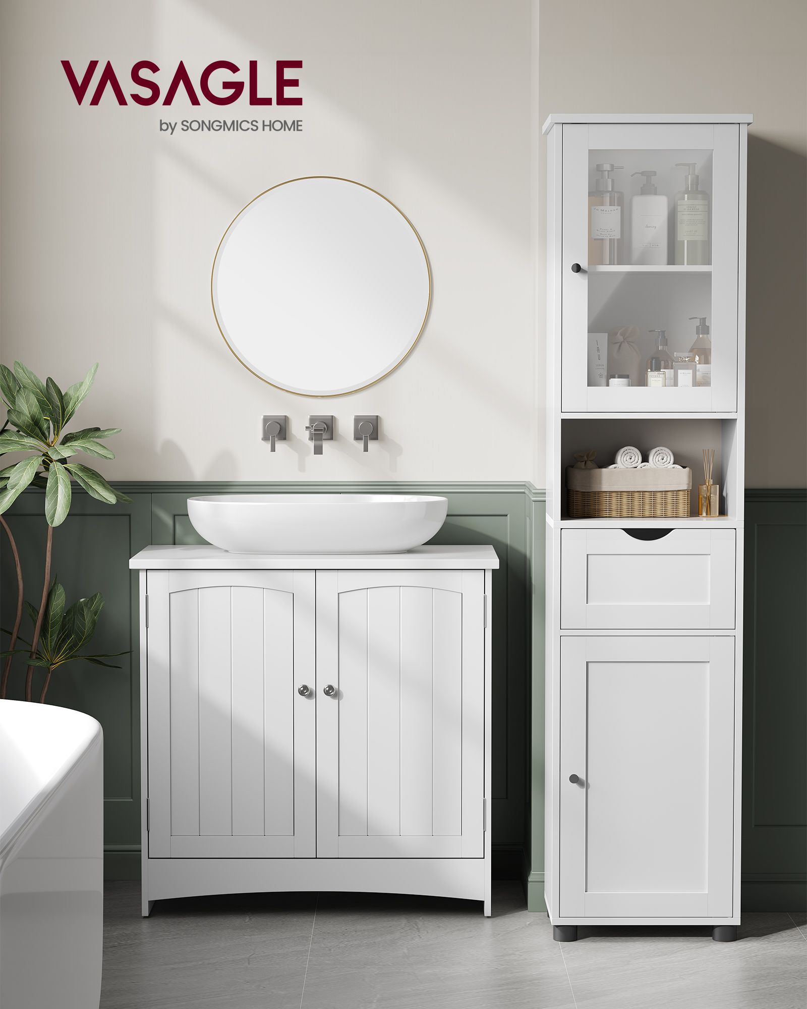 Bathroom Furniture - Open Bang - Space -saving