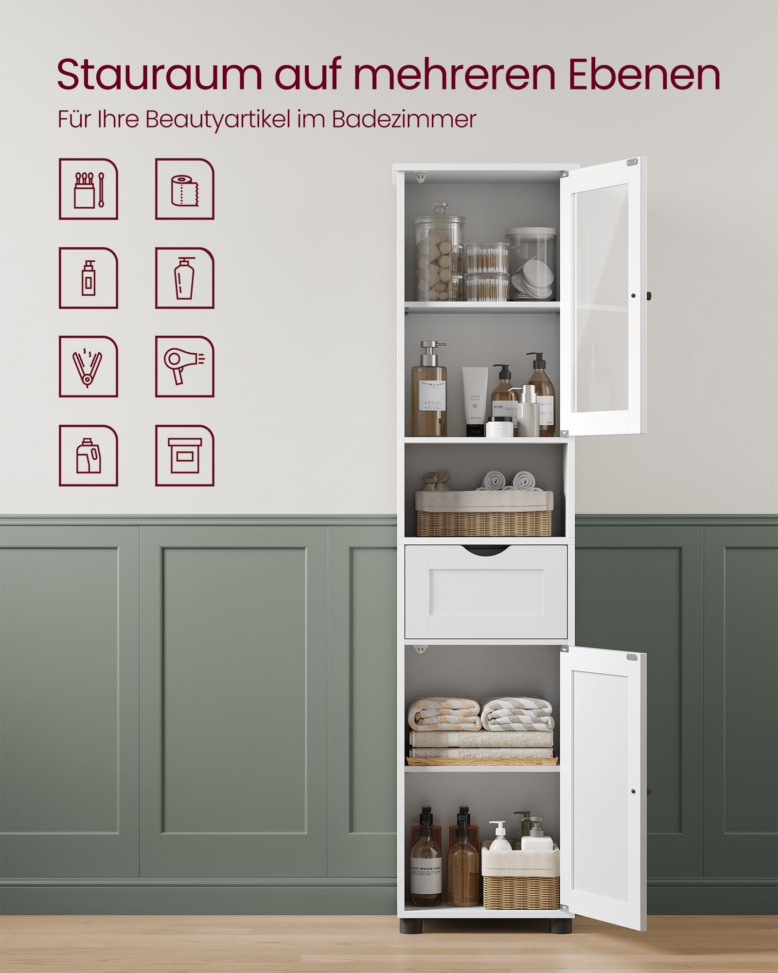 Bathroom Furniture - Open Bang - Space -saving