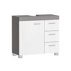 Washbasin furniture - Bathroom furniture - With 3 drawers - White
