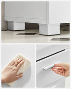 Washbasin furniture - Bathroom furniture - With 3 drawers - White
