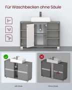 Bathroom furniture - Adjustable shelves