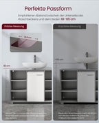 Bathroom furniture - Adjustable shelves