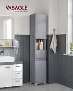 Bathroom cabinet - 30 × 30 × 170 cm - Mystical Gray