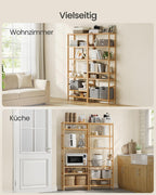 Bamboo plank with six levels