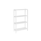 Bamboo bathroom board 26 x 60 x 100 cm white