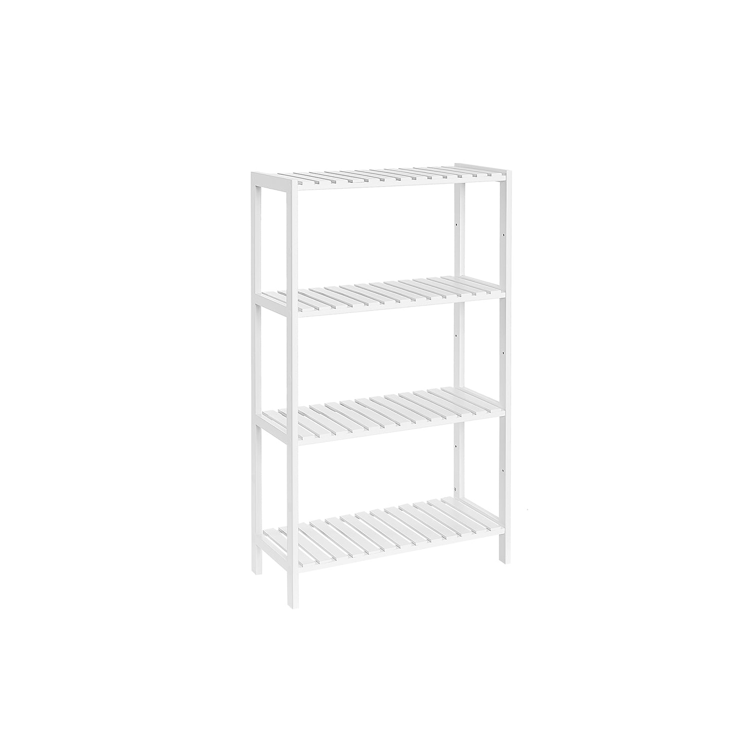 Bamboo bathroom board 26 x 60 x 100 cm white