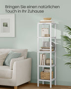 Bathroom shelf - narrow - with 5 levels - Wolkwit