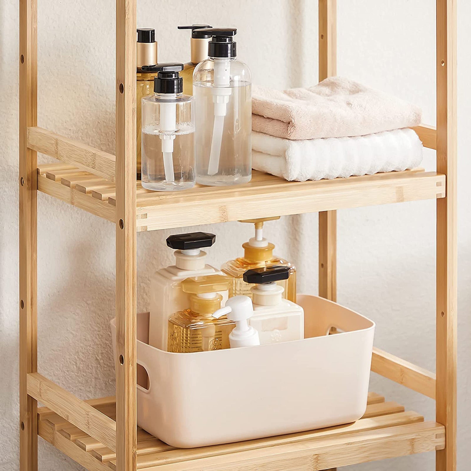 Bathroom rack - Wall rack - Wooden Bathroom Shelf - Bathroom Furniture