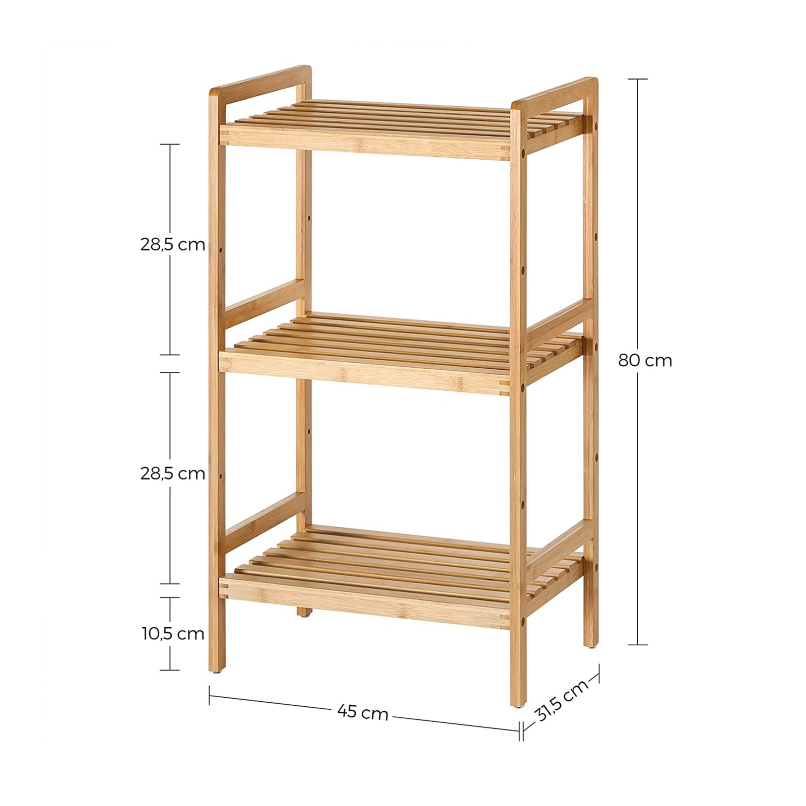 Bathroom rack - Wall rack - Wooden Bathroom Shelf - Bathroom Furniture