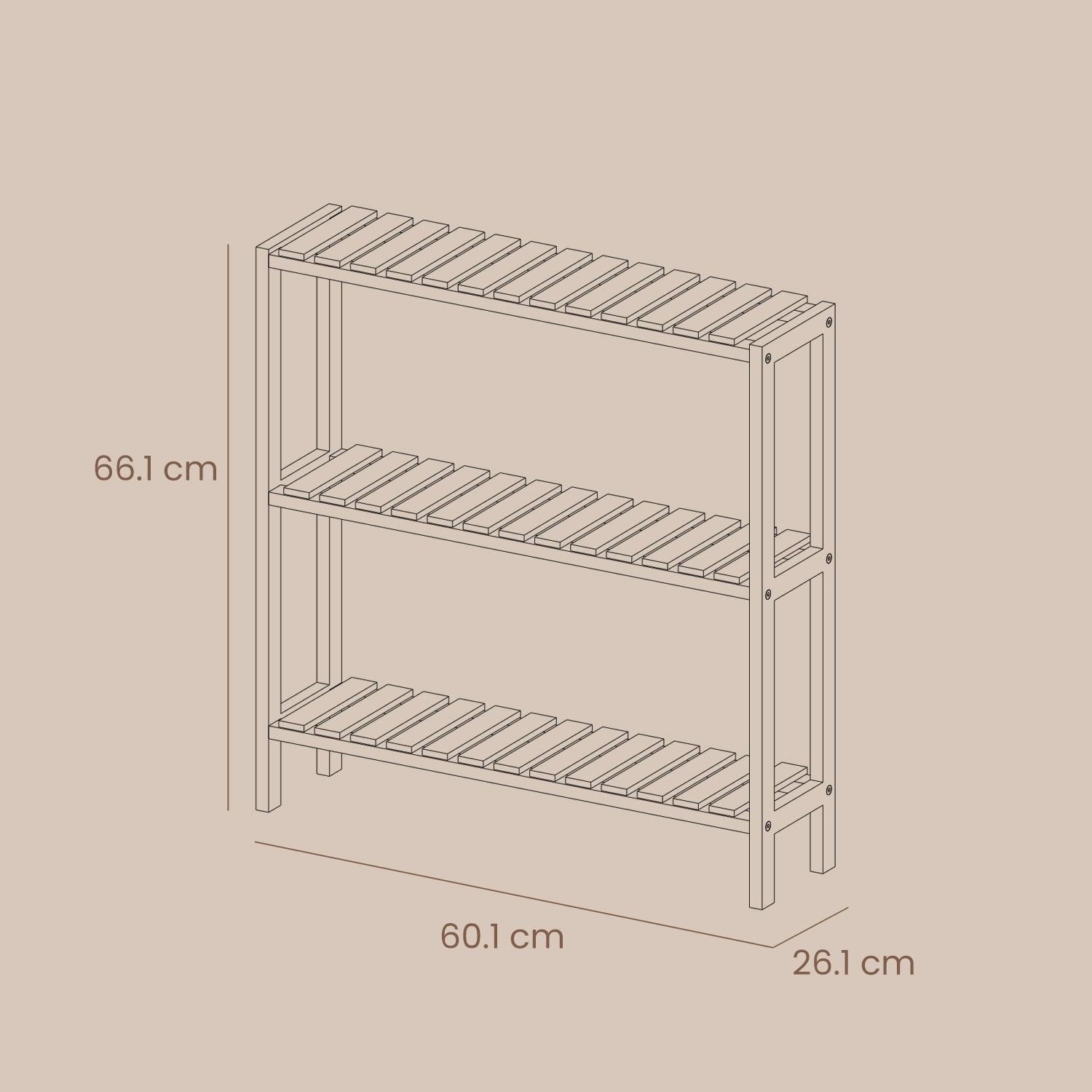 Bathroom shelf - Bamboo