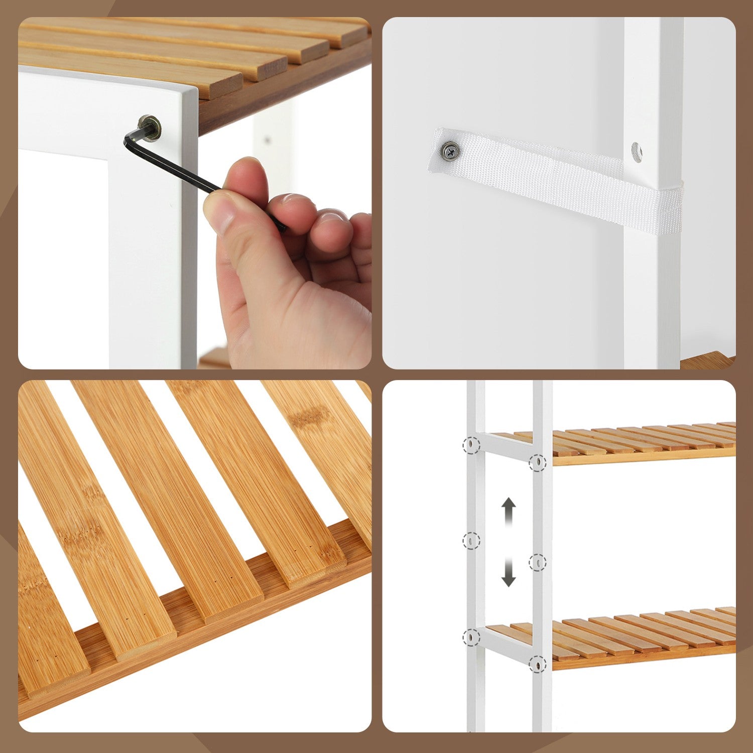 Bathroom shelf, bathroom shelf, kitchen shelf