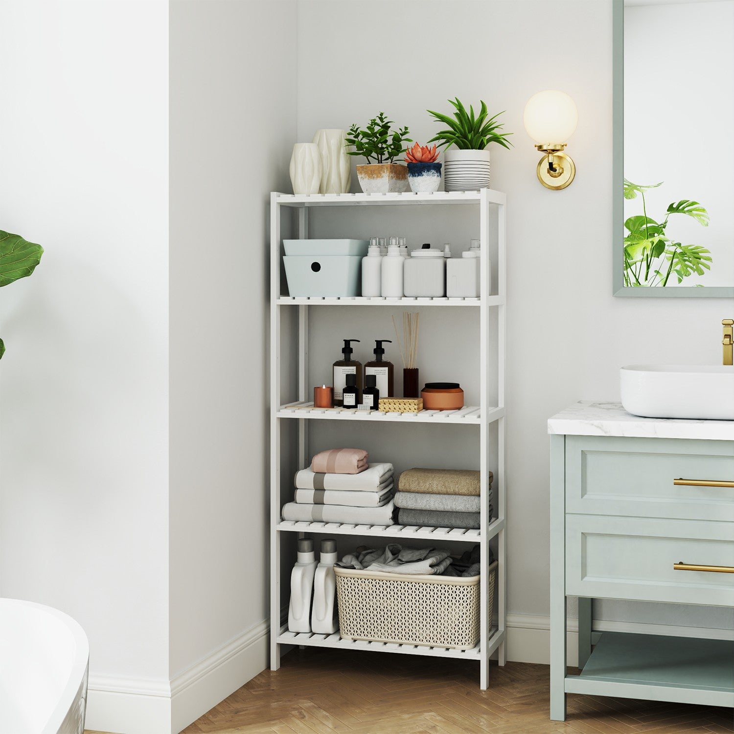 Bathroom shelf, bathroom shelf, kitchen shelf