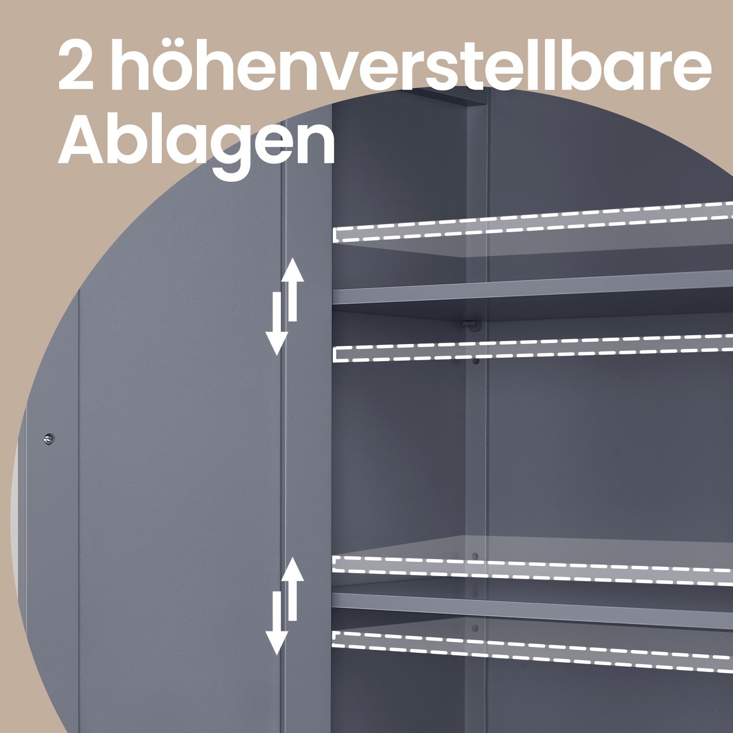 Bathroom furniture, detached bathroom cabinet, storage cupboard