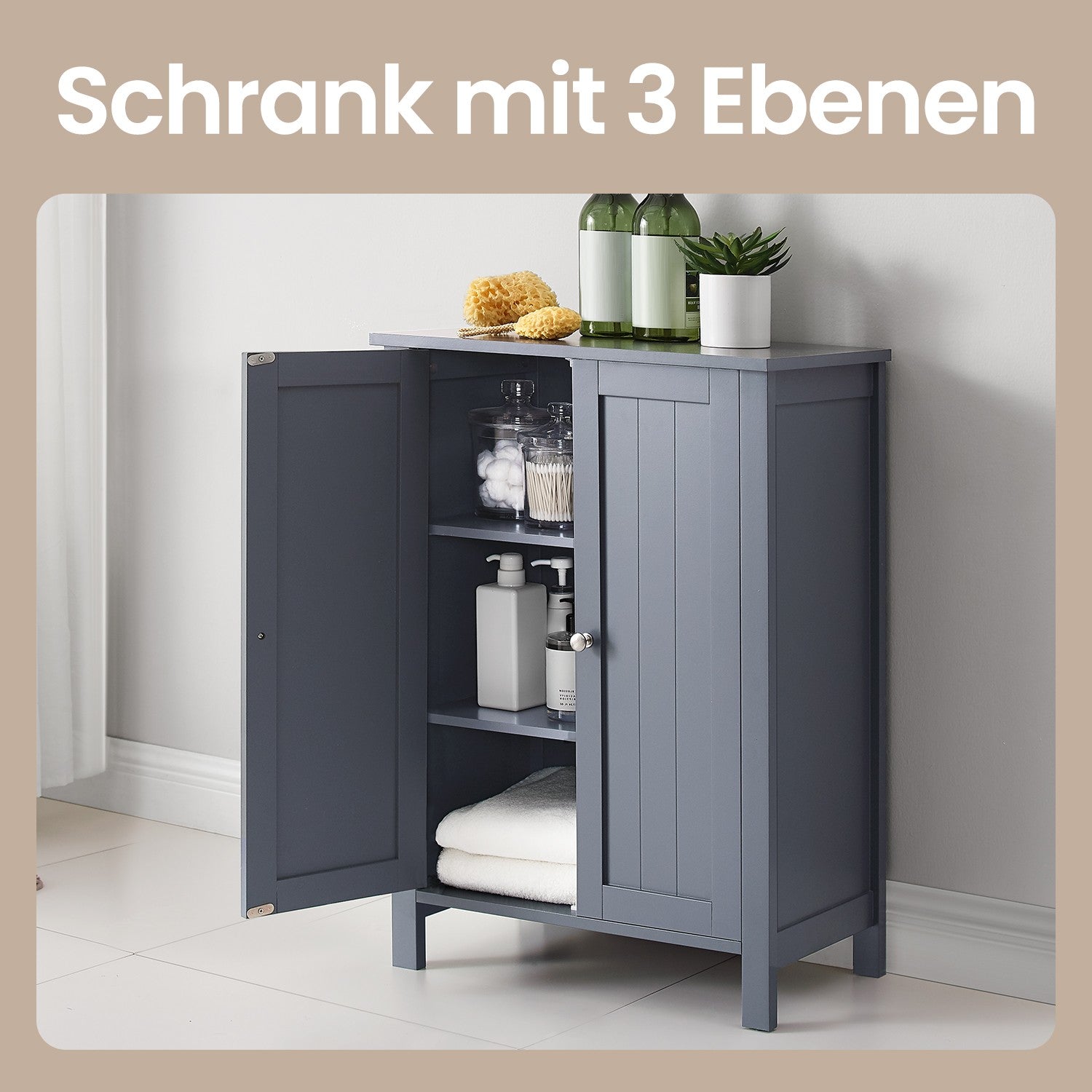 Bathroom furniture, detached bathroom cabinet, storage cupboard