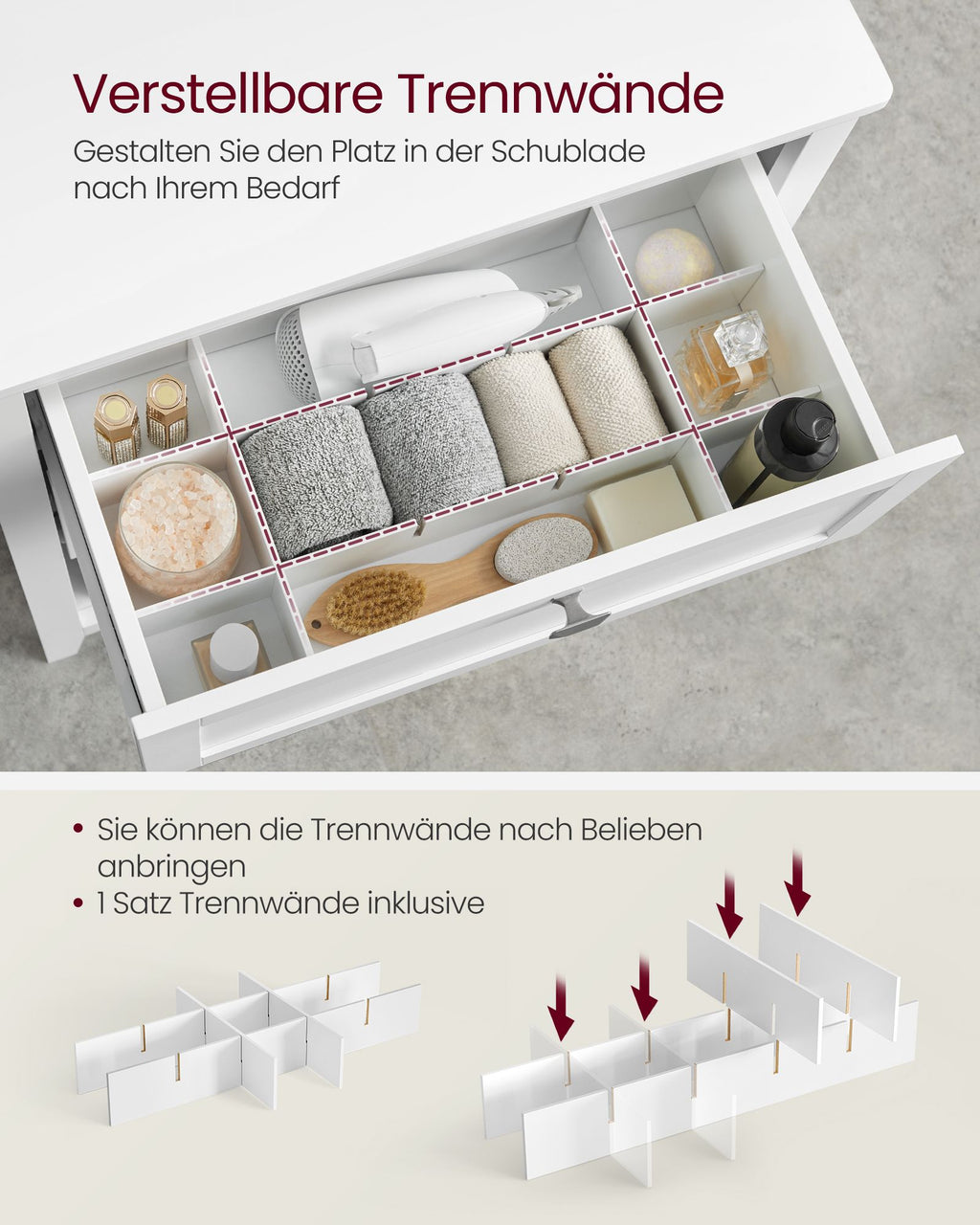 Bathroom furniture - With adjustable distributors - Wolkwit