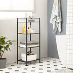 Bathroom rack - Standing rack - Plant rack - Bathroom cabinet - Black