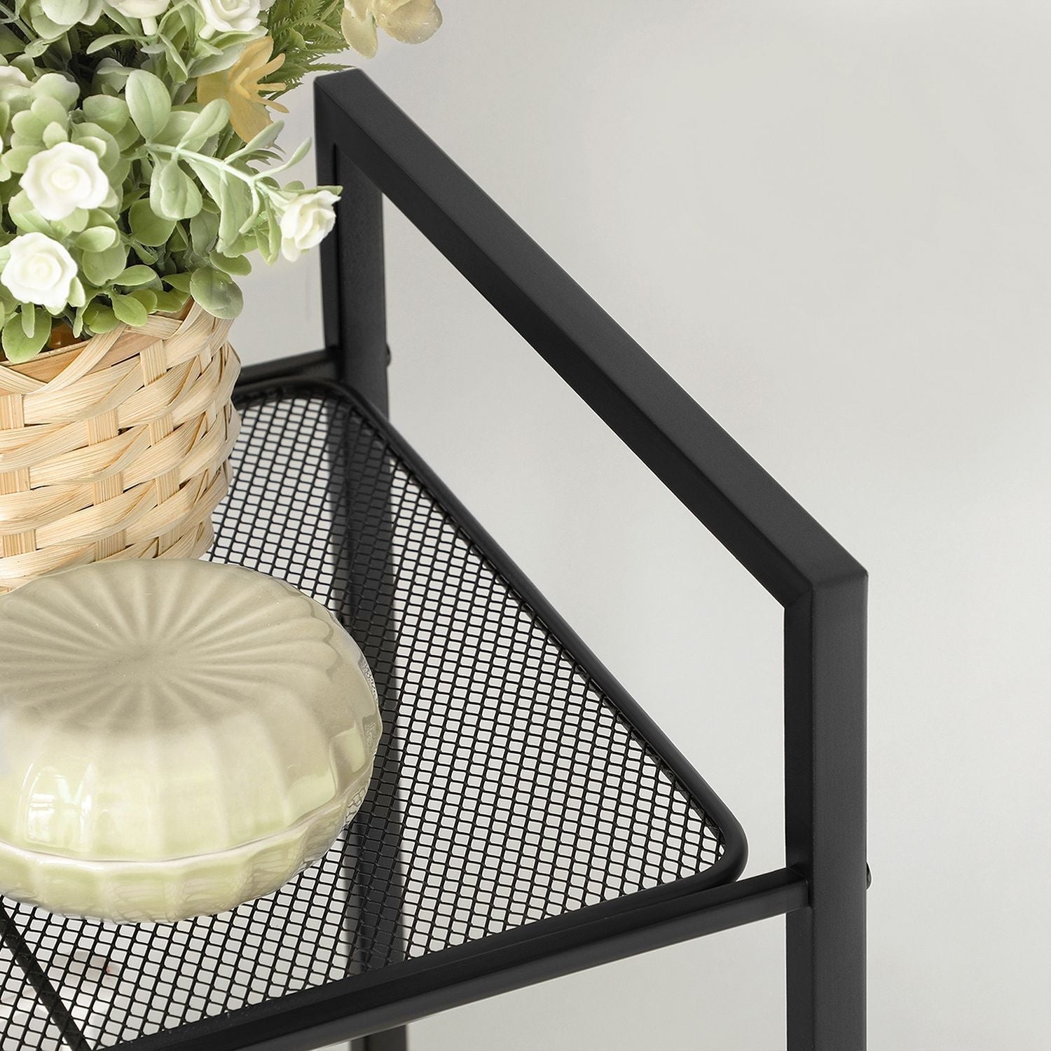 Bathroom rack - Standing rack - Plant rack - Bathroom cabinet - Black