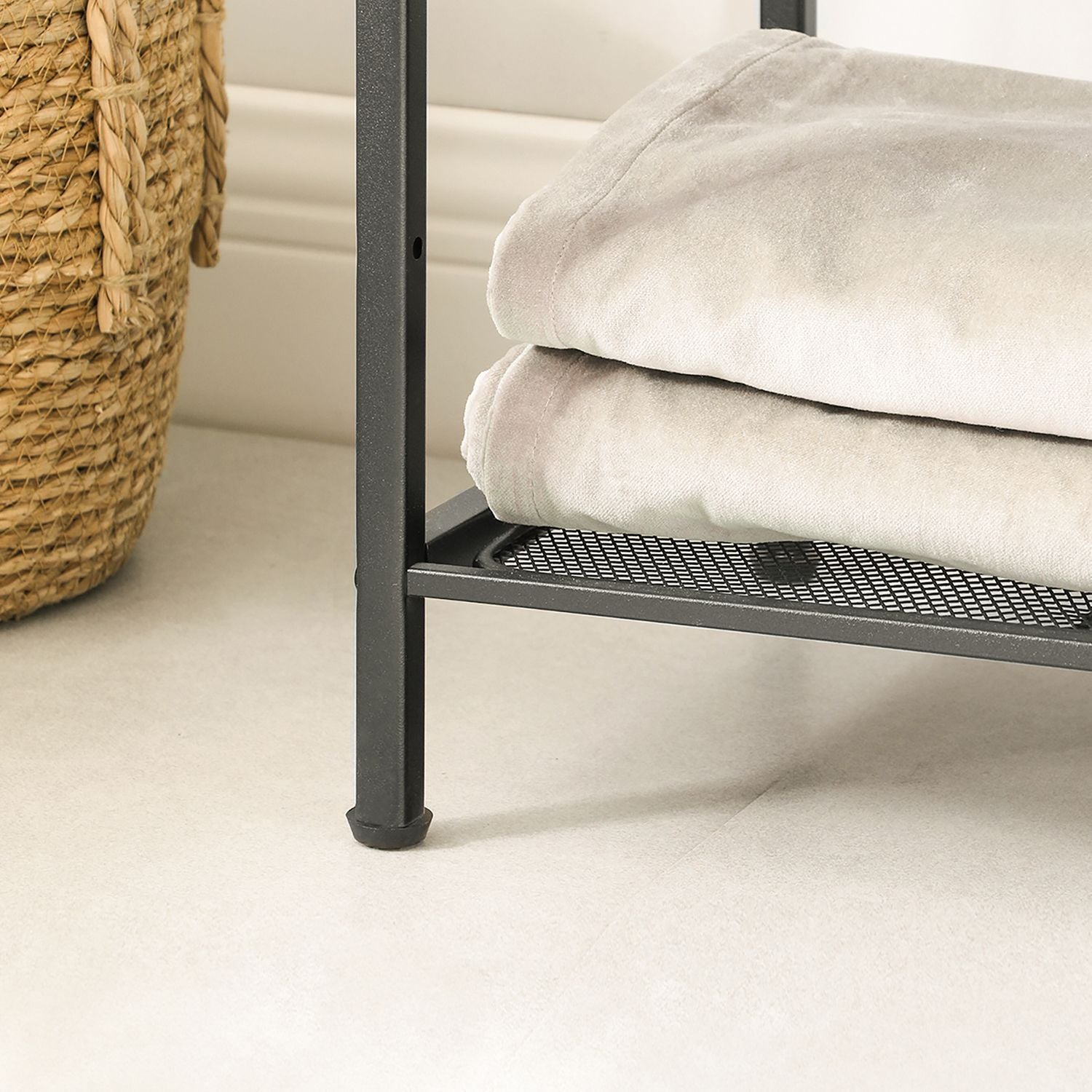 Bathroom rack - Standing rack - Plant rack - Bathroom cabinet - Black