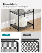 Bathroom shelf - with adjustable shelves - metal