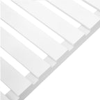 Bathroom rack - Bamboo rack with 5 shelves - White