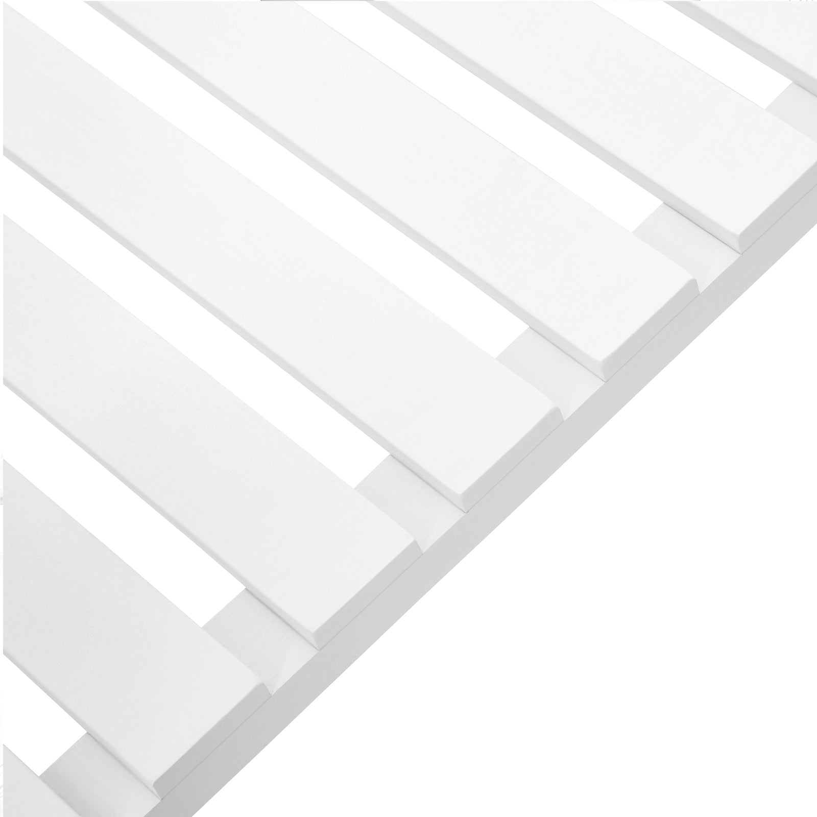 Bathroom rack - Bamboo rack with 5 shelves - White
