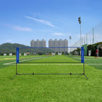 BadmintonNet - Adjustable tennis network - 3 meters - Blue