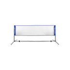 BadmintonNet - Tennisnet - adjustable - incl. Frame and bag - Blue