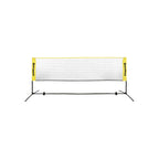 BadmintonNet - adjustable tennis network - Including standard and carrier bag - Yellow/Black