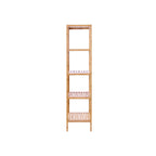 Bathroom rack - Bamboo - 5 floors - 33 x 33 x 146 cm - narrow