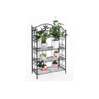 Bathroom rack - With 4 levels - Standing - Black