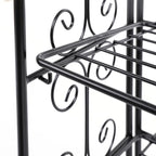 Bathroom rack - With 4 levels - Standing - Black