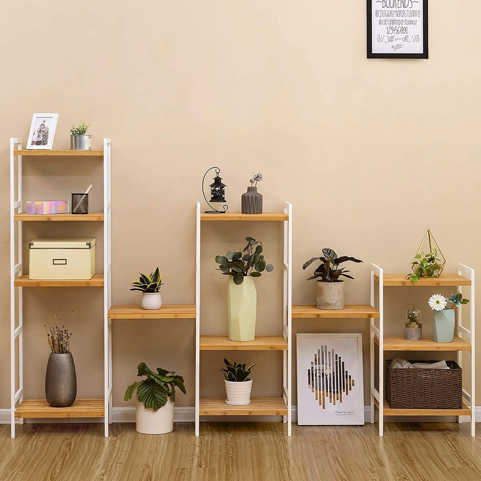 Bamboerek - Kitchen rack - Bathroom rack - With 5 shelves - Naturel
