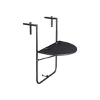 Balcony Hang table - Polyrotan - Black