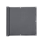 Balcony covering - Privacy protection - 6 x 0.9 m - Gray