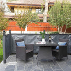 Balcony covering - Privacy protection - 6 x 0.9 m - Gray