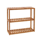 Bathroom rack - Wooden Cabinet - Bamboo - Adjustable shelves - Natural