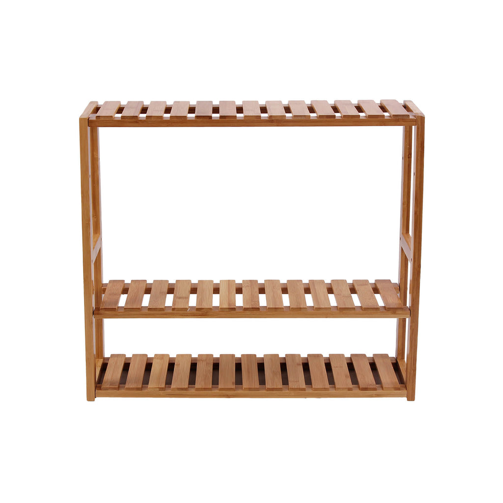Bathroom rack - Wooden Cabinet - Bamboo - Adjustable shelves - Natural