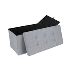 Sofa - 80 l - Foldable - 300 kg - 76 x 38 x 38 cm - light gray