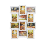 Photo frame - Collage - For 12 photos - White