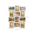 Photo frame - Collage - For 12 photos - White