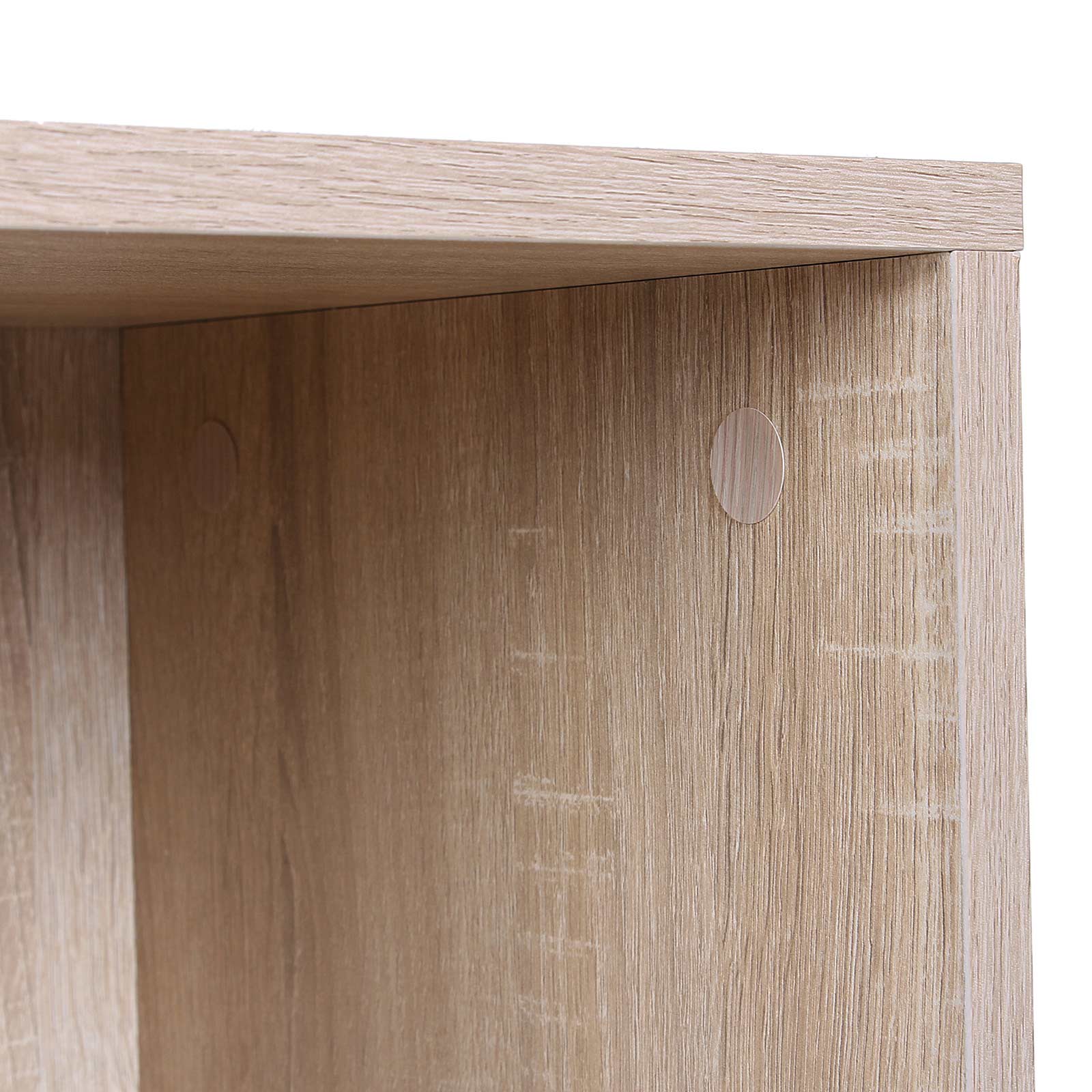 Bookcase - 6 compartments - Living room cabinet - Wood - Brown