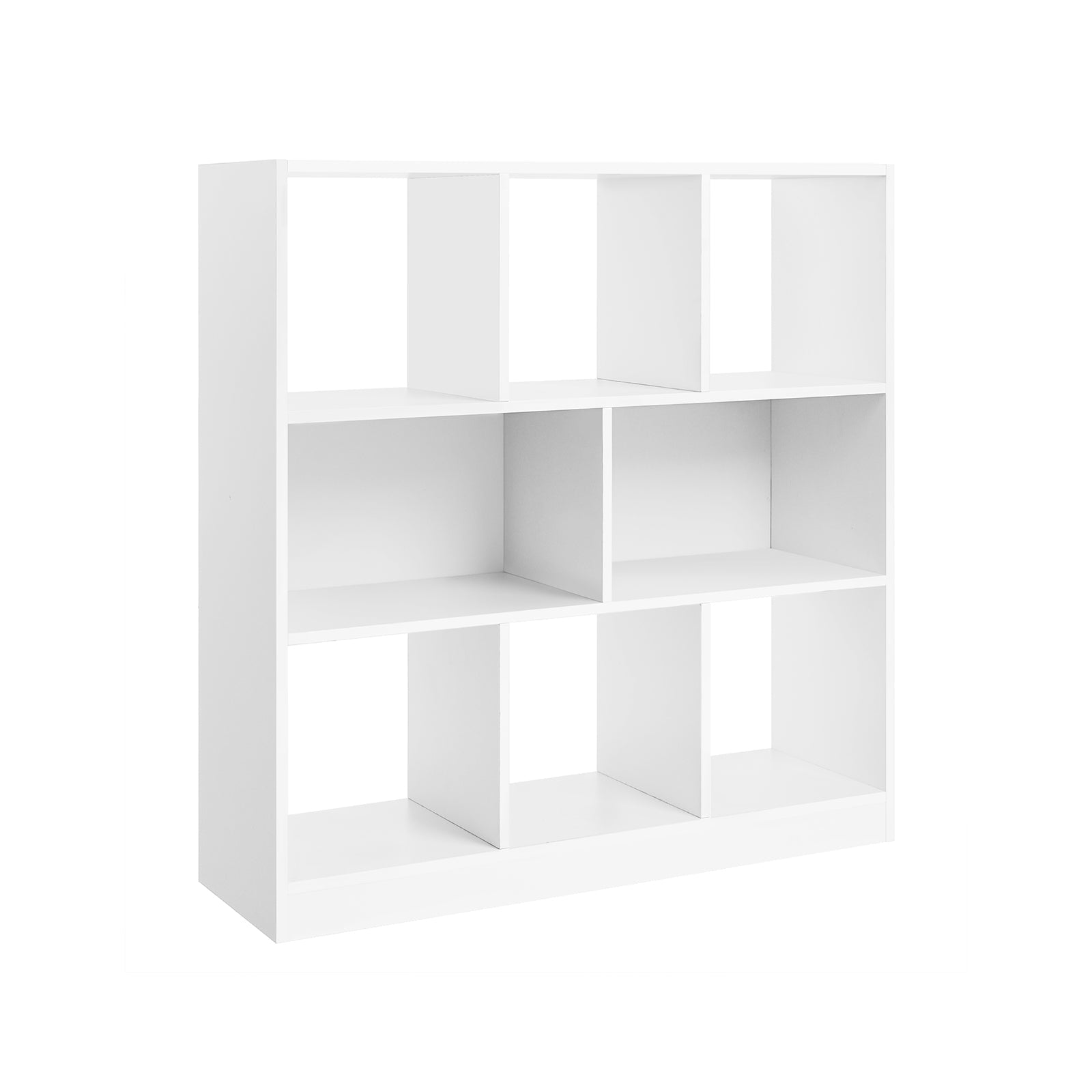 Bookcase - Kubus board - Open compartments - Living room cabinet - White