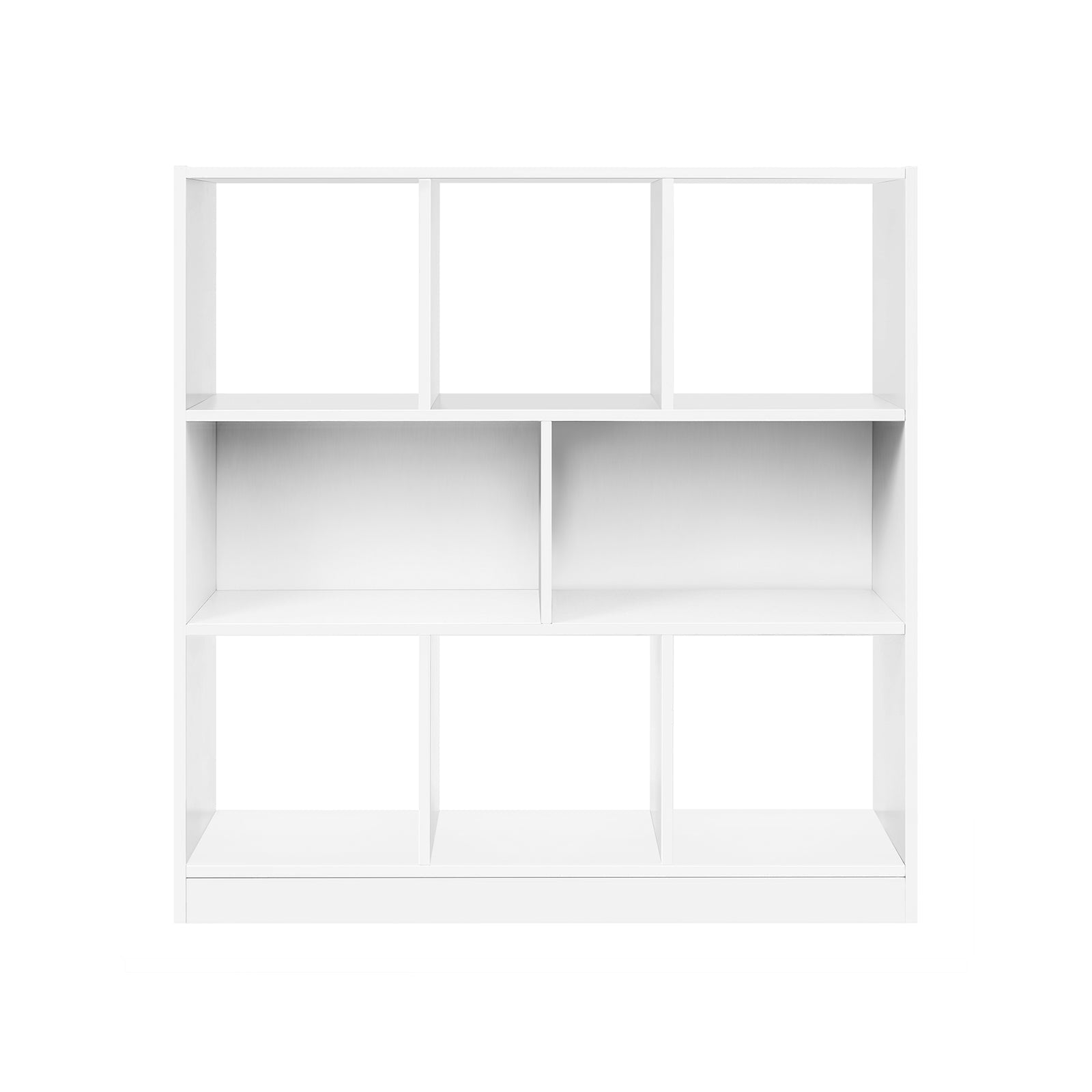 Bookcase - Kubus board - Open compartments - Living room cabinet - White