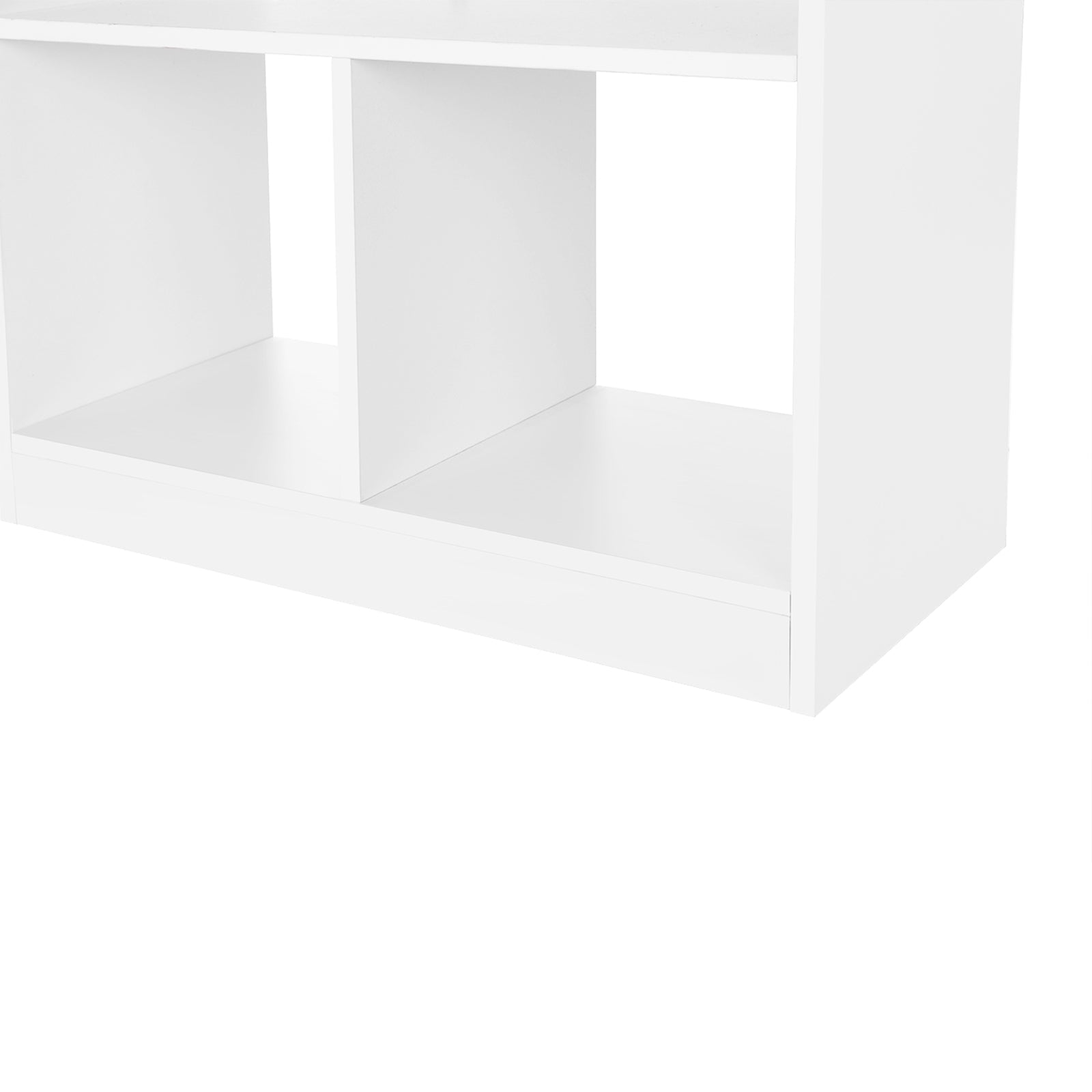 Bookcase - Kubus board - Open compartments - Living room cabinet - White