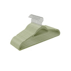Clothing hangers - Velvet - Set of 20 - 0.6 cm thick - White