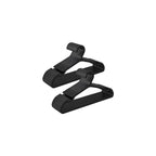 Clothing hangers plastic set of 50 41.7 cm wide ink -black