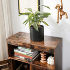 Storage cabinet - with slat doors
