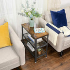 Side table - narrow model - with 2 schedules - Industrial Design
