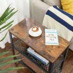Side table - narrow model - with 2 schedules - Industrial Design